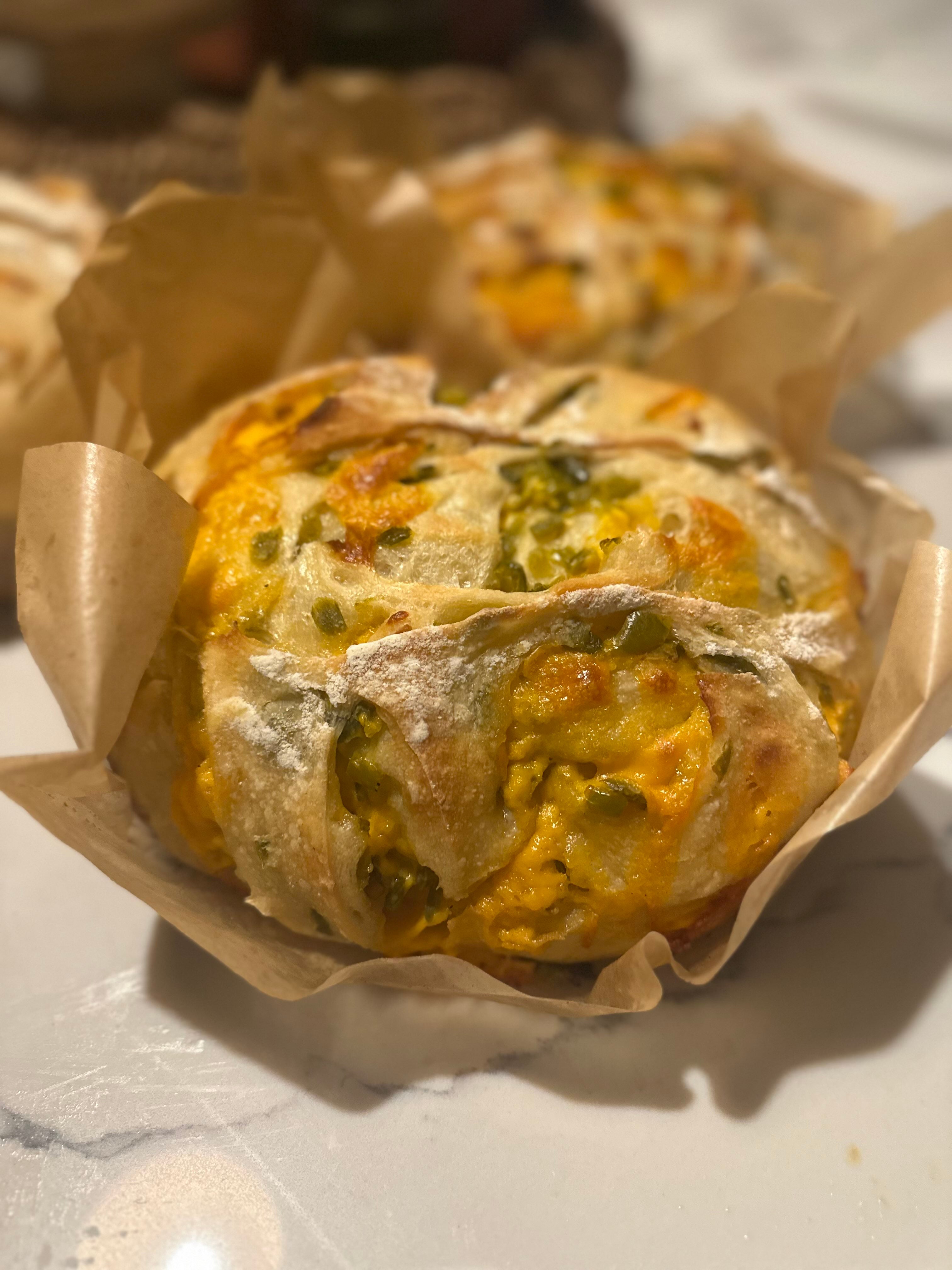 Kickin’ Jalapeño Cheddar Sourdough